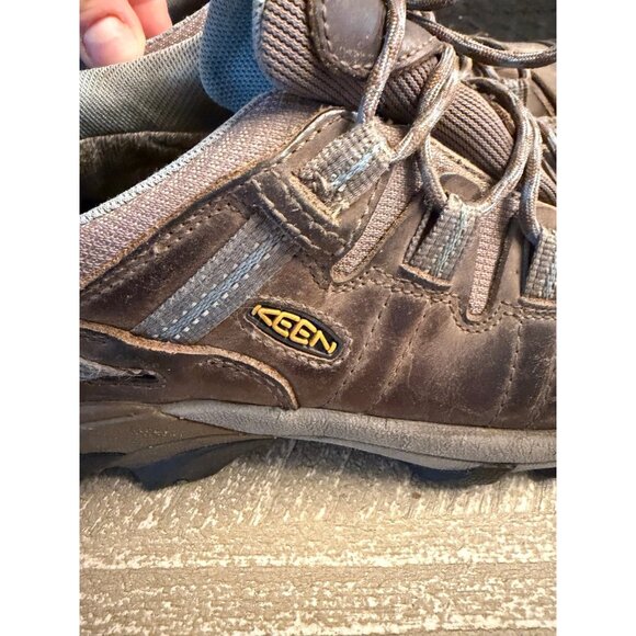 KEEN Men’s Waterproof Hiking Shoes Size 8.5 Brown Leather Trail / Outdoor Shoes main image 11